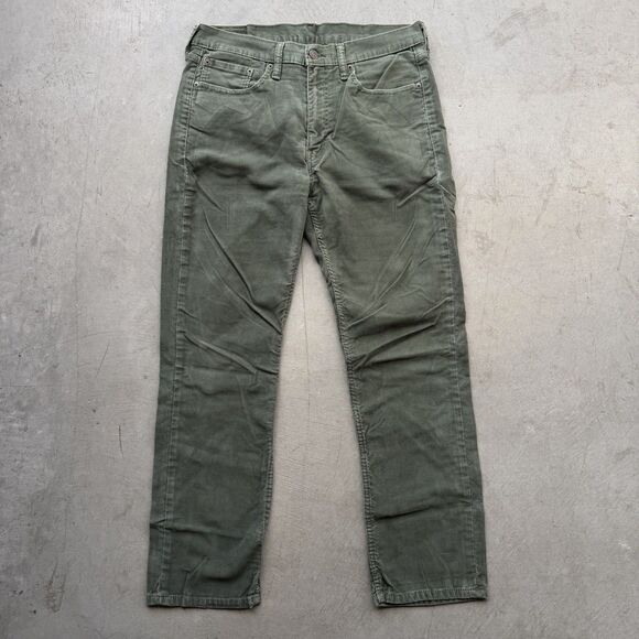 Levi's Other - Levi's 514 Y2K Corduroy Pants Mens 33 x 30 Straight Fit Green 5-Pocket Preppy